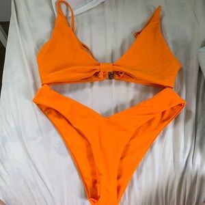 Orange bikini